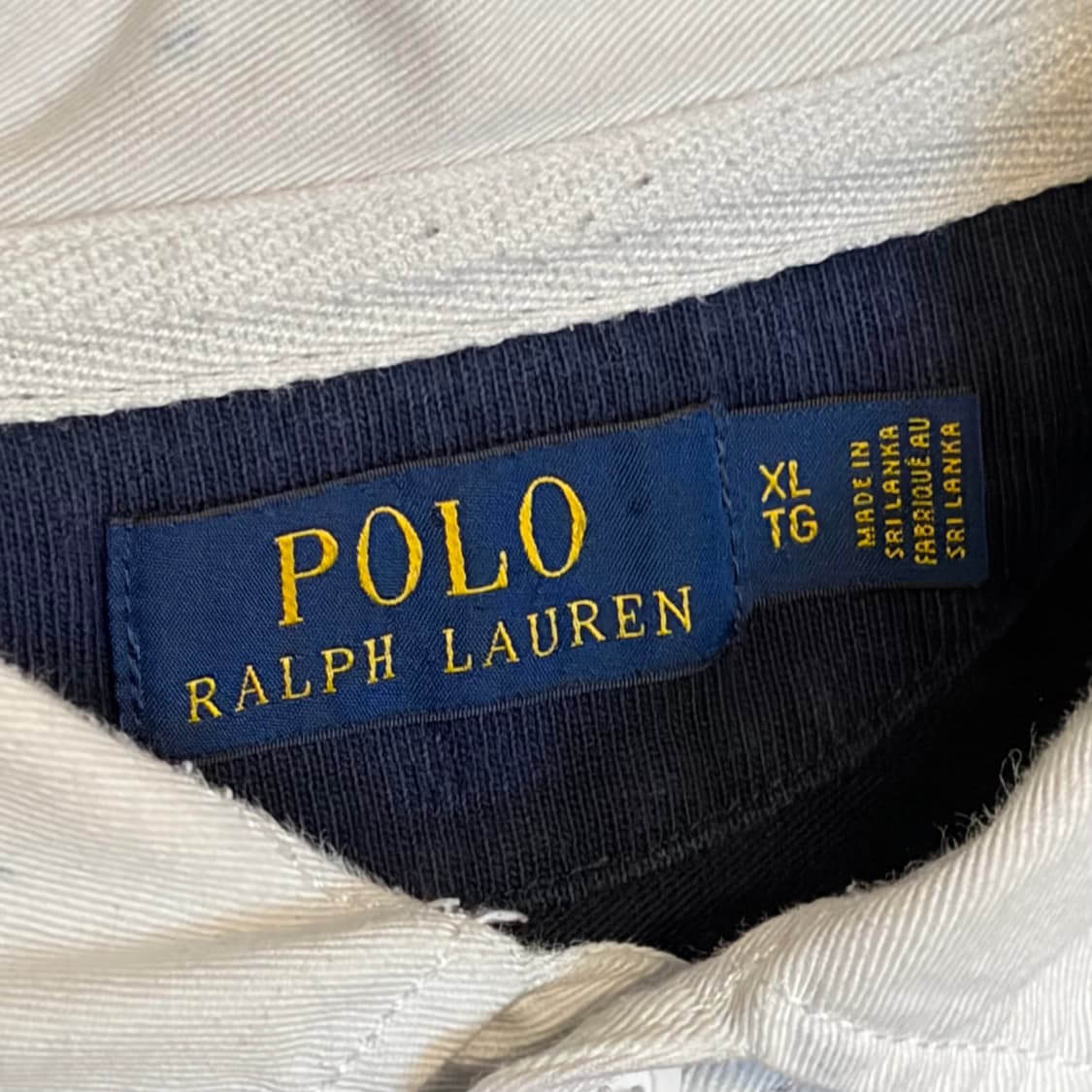 레어 10s 미국 빈티지 폴로랄프로렌 헤비코튼 럭비티 카라티 상품이미지4