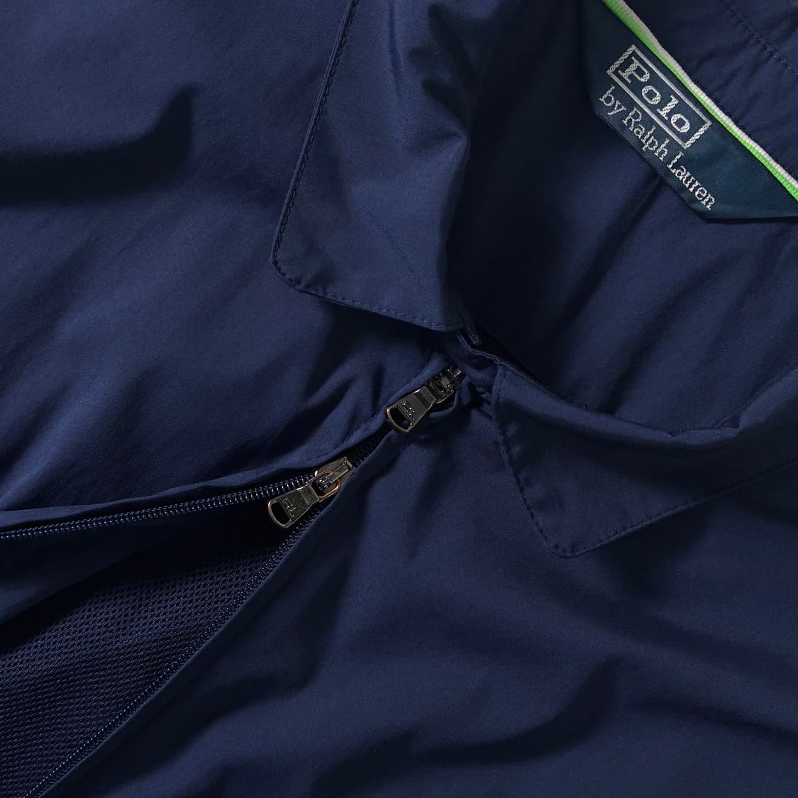 Polo  폴로 랄프로렌 자수 투웨이 네이비 윈드브레이크 집업  상품이미지4