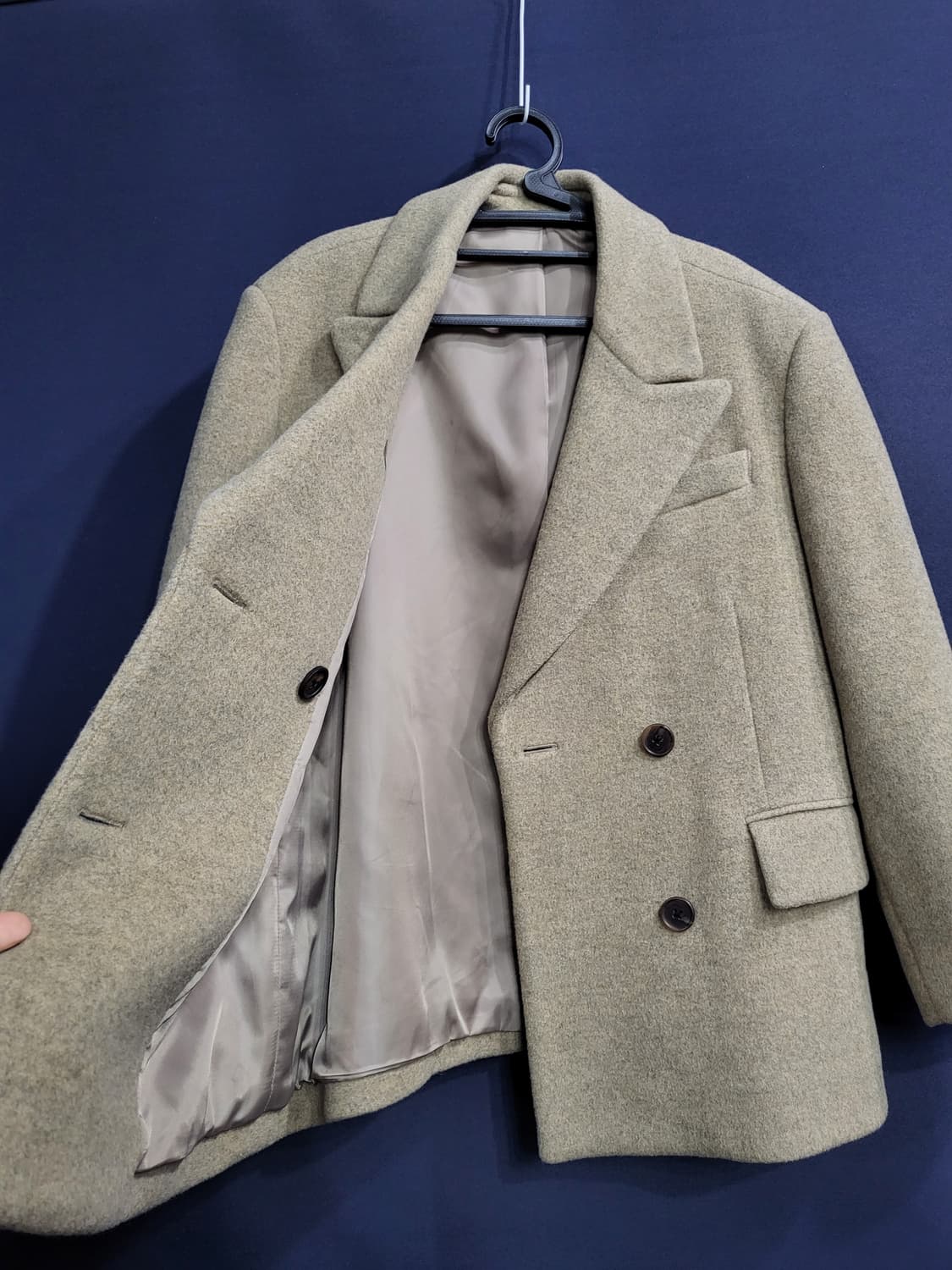 무신사 스탠다드 빅 오버핏 더블자켓(새상품) 상품이미지2