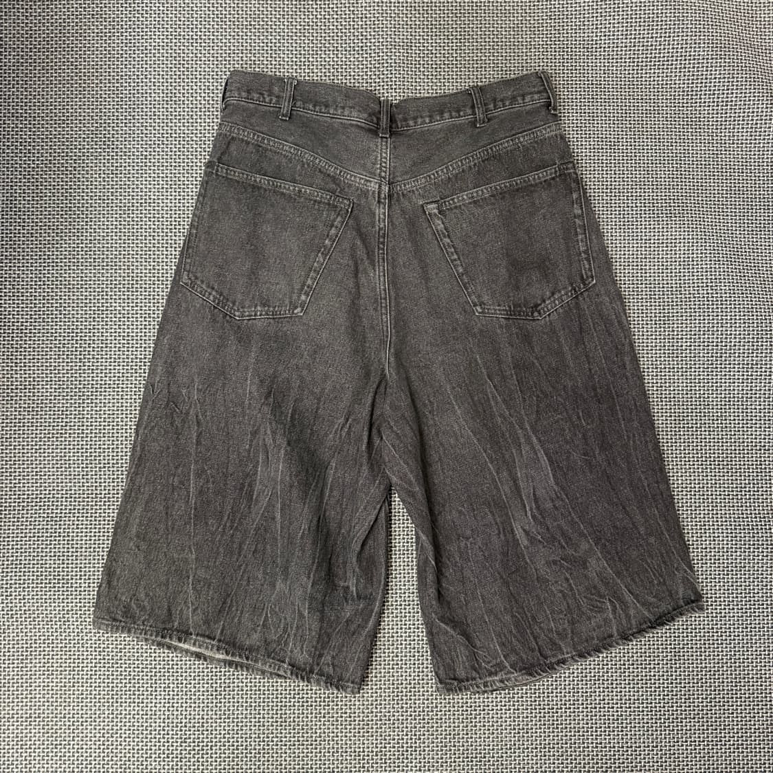 BEAMS 버뮤다 흑청 데님 (M) 상품이미지3