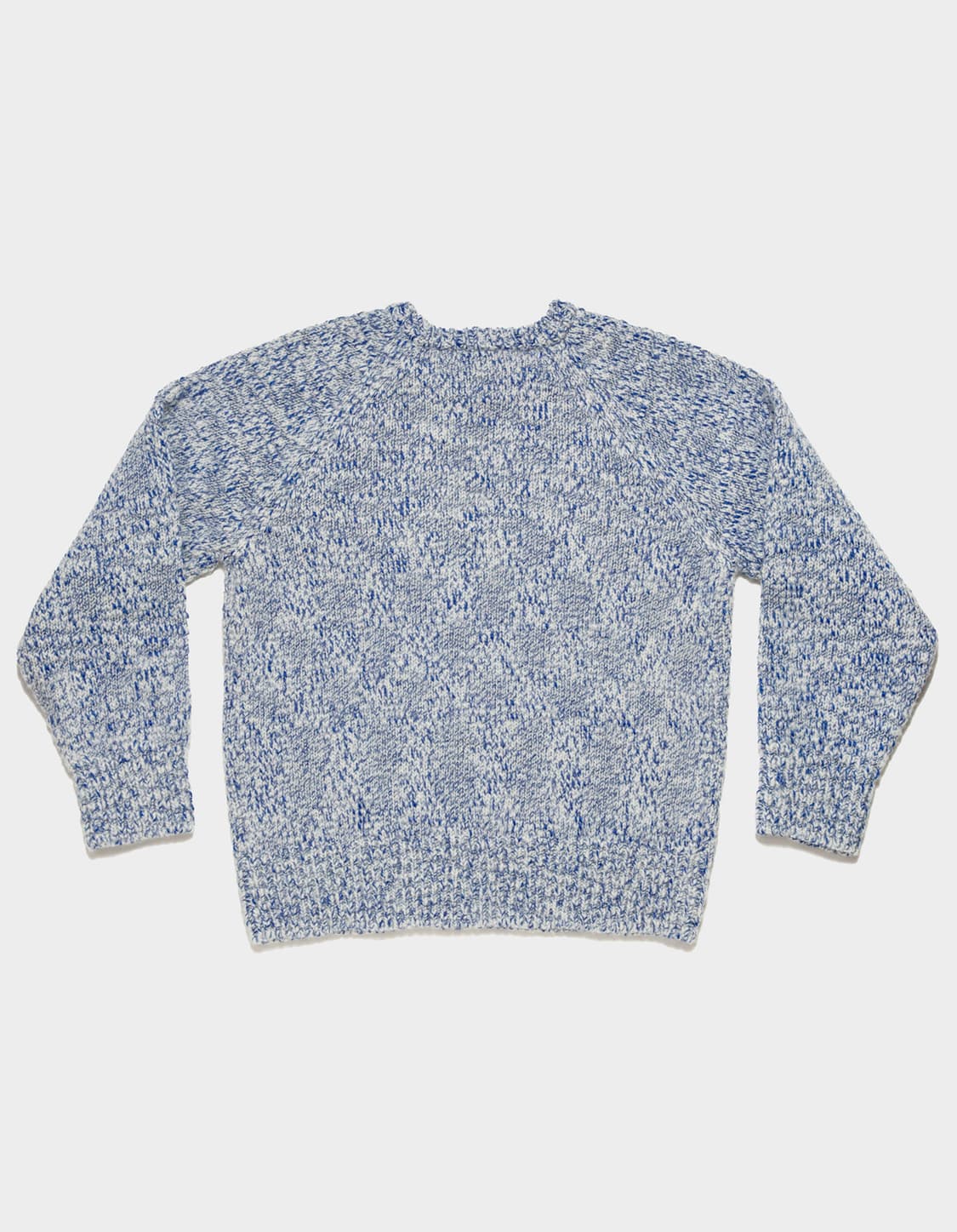 포니테일 래글런 풀오버 니트 블루믹스 상품이미지4