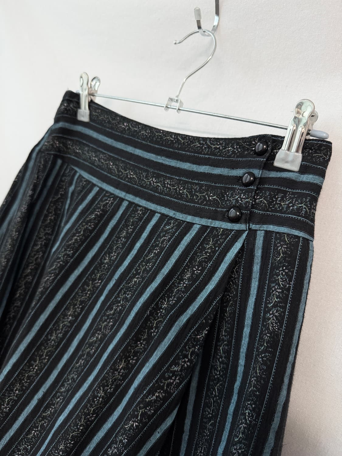 레이스 슬리브리스 버튼 스트라이프 스커트 2pcs SET 상품이미지9