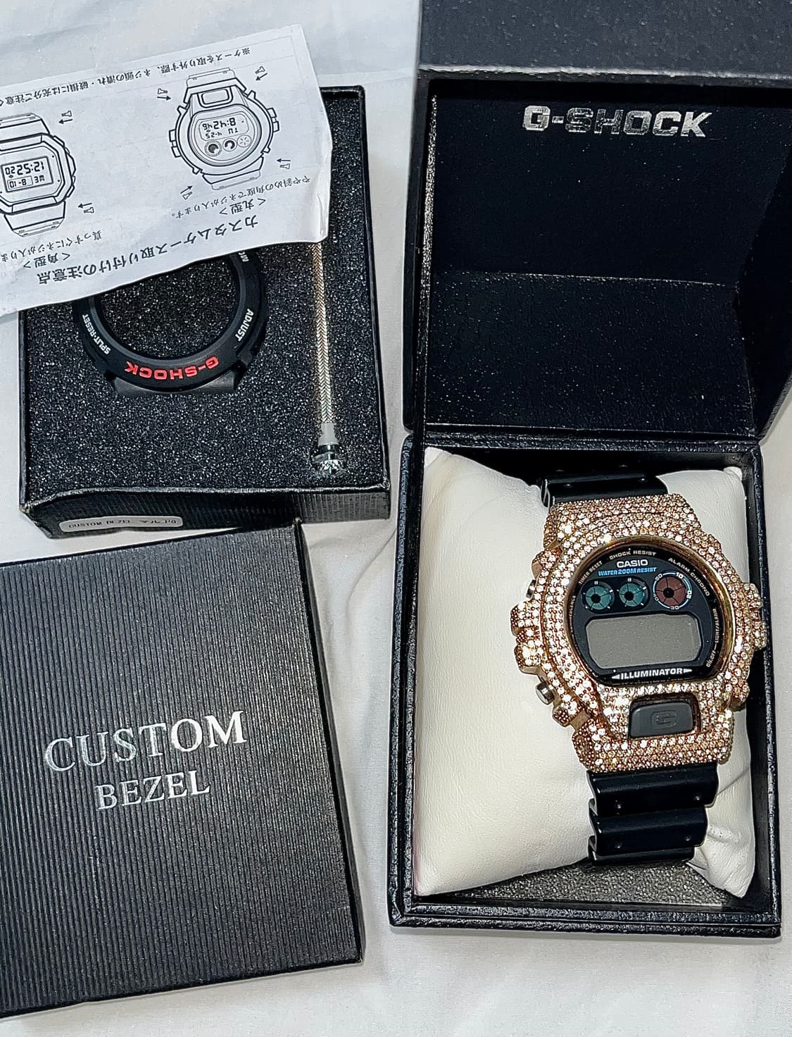 G-SHOCK지샥  풀파베 커스텀 아이스드아웃 시계 상품이미지1