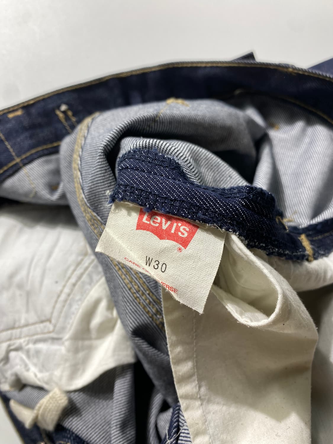 [30] 00s Levi's 리바이스 엔지니어드 신치백 데님 버뮤다팬츠 상품이미지7