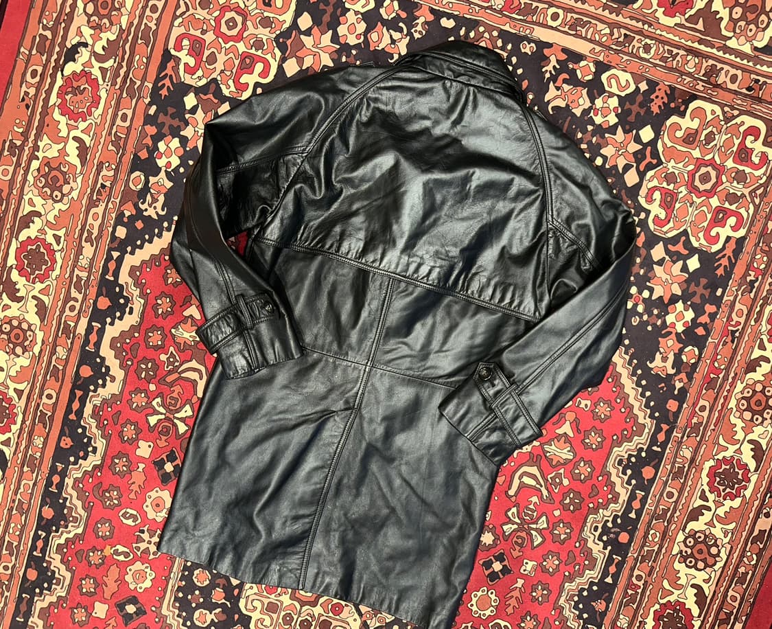 ( L ) 가죽카코트 가죽자켓 레더자켓 가죽코트 빈티지가죽자켓 상품이미지5
