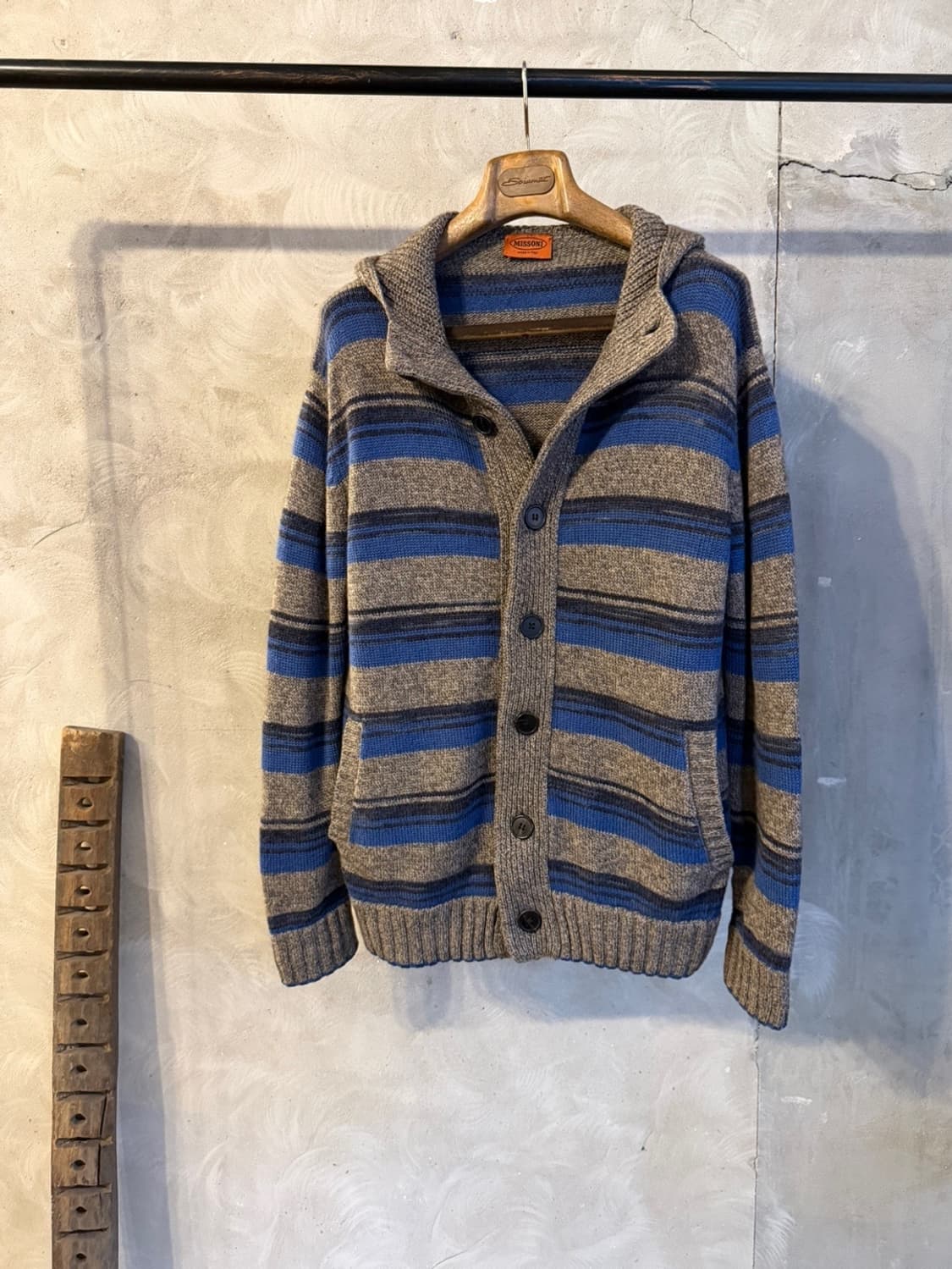 미쏘니 후드 가디건 남성100-105 상품이미지3