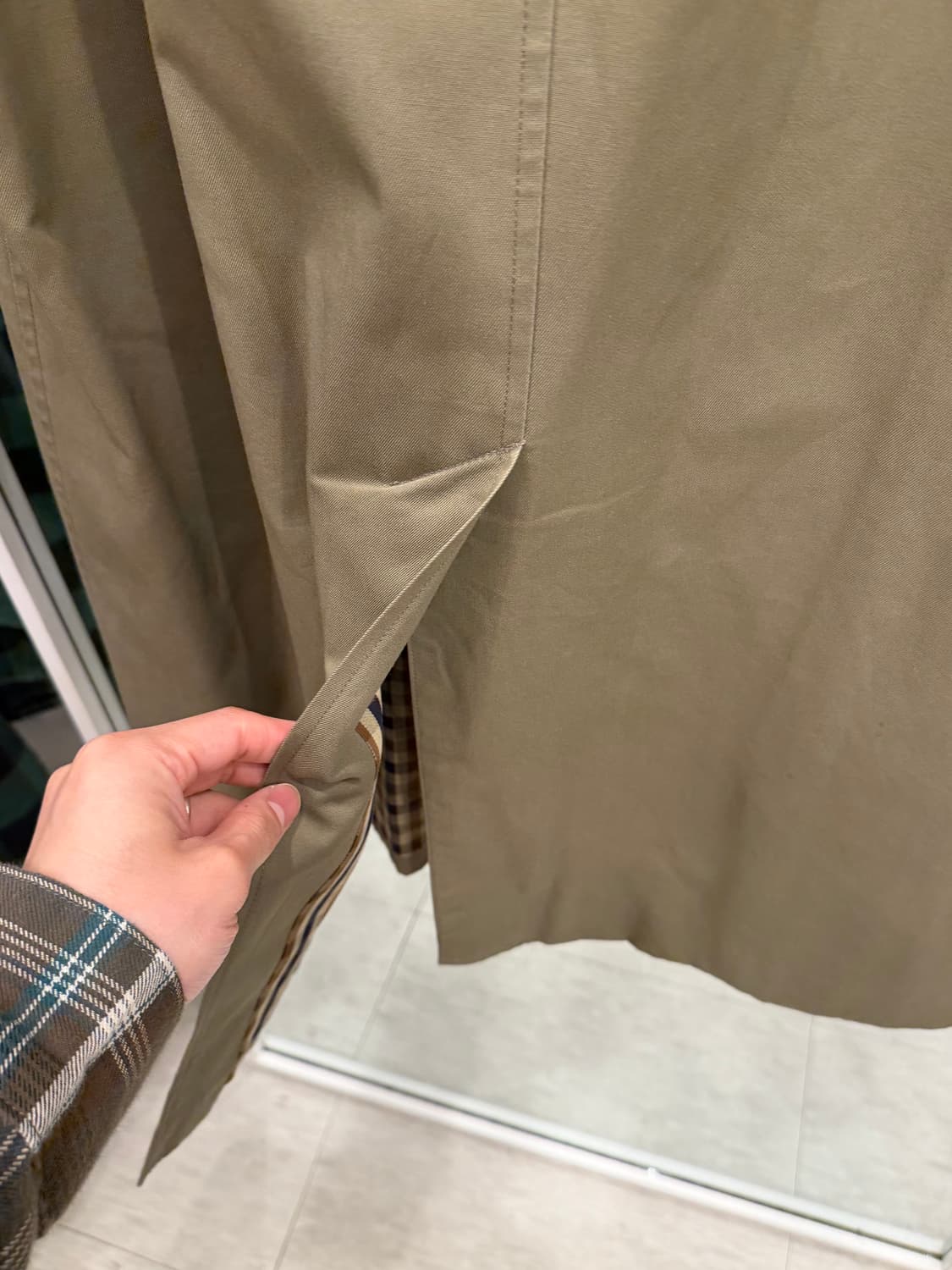 80s Aquascutum 빈티지 트렌치 맥코트 made England 상품이미지6