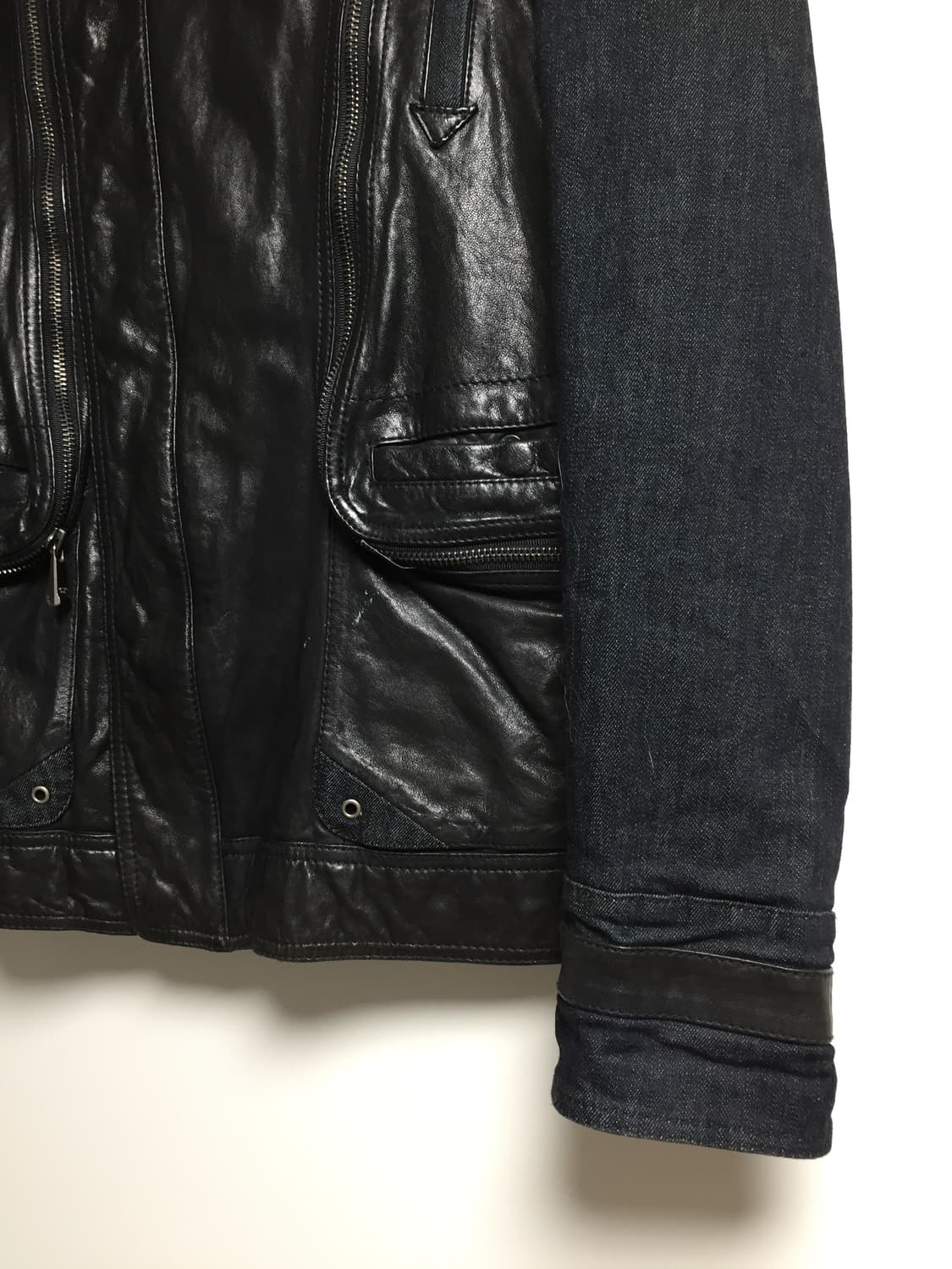 vintage sheepskin leather jacket 상품이미지3