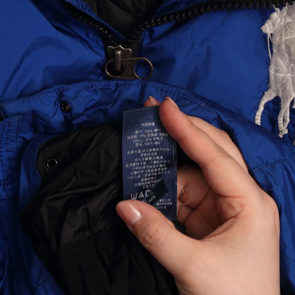 00's 폴로 랄프로렌 빅포니 숏패딩 A1784 상품이미지4