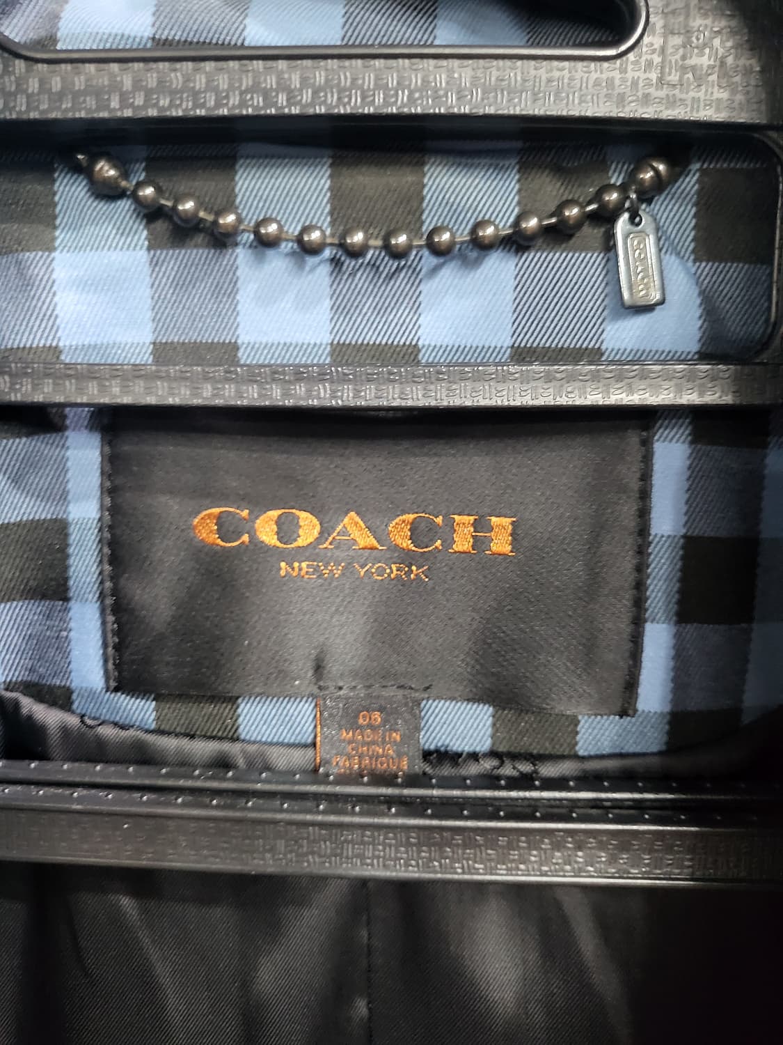 코치 체크 트렌치코트 상품이미지8