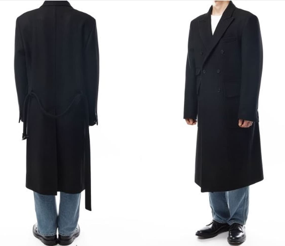 이얼즈어고 타임리프 더블코트(블랙) 상품이미지1