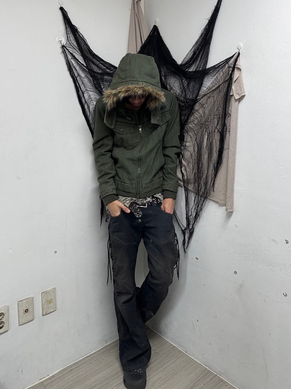 [JUDE BLOOM]Grunge Gimmick Fur Jacket 상품이미지2