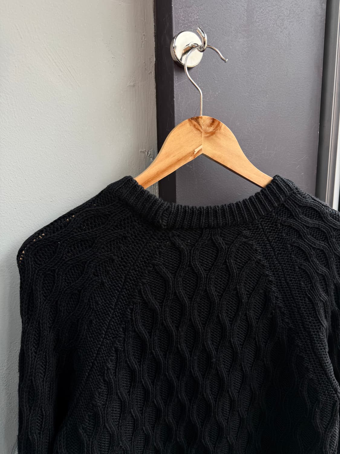 M/ 띠어리 와플패턴 울 스웨터 니트 상품이미지6