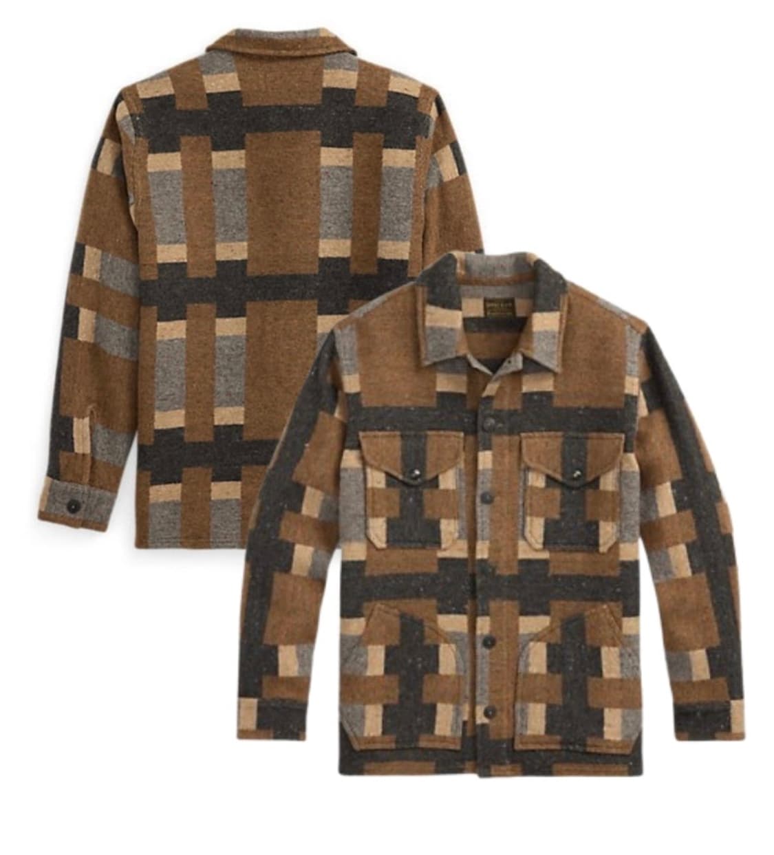 RRL 울 블렌드 자카드 셔츠 자켓 더블알엘 상품이미지1
