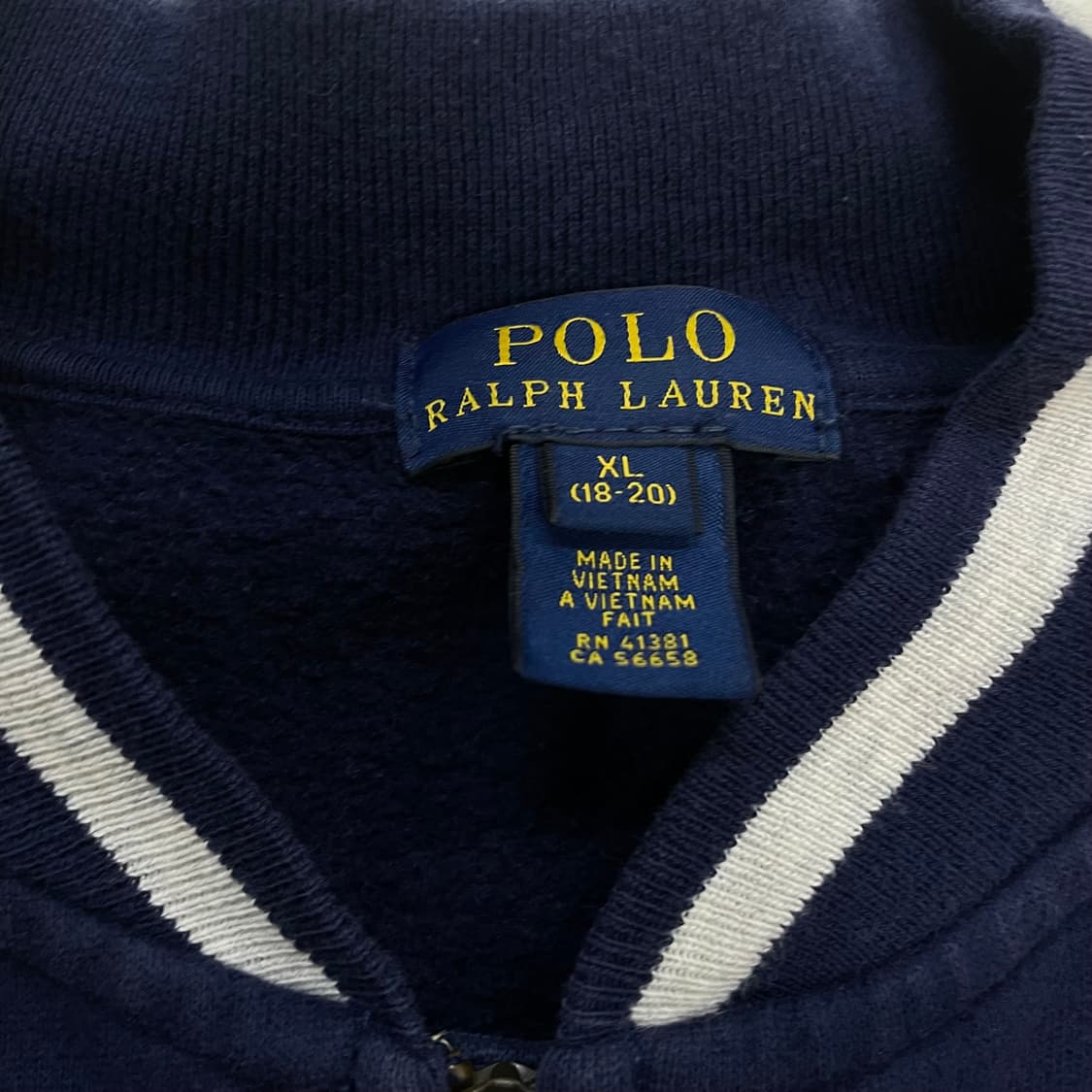 폴로 랄프로렌 빅 포니 로고 스웻 자켓 상품이미지4