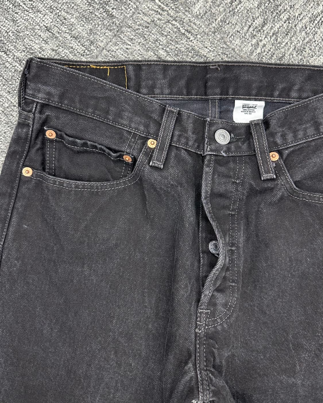 (허단39)00'S 리바이스 501 블랙-M1904 상품이미지3