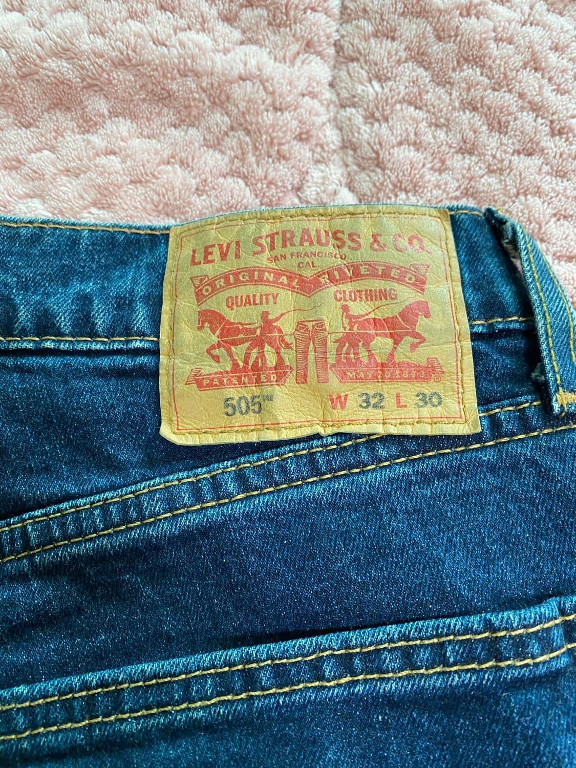 리바이스 505 레귤러 스트레이트 진 W32 L30 상품이미지3