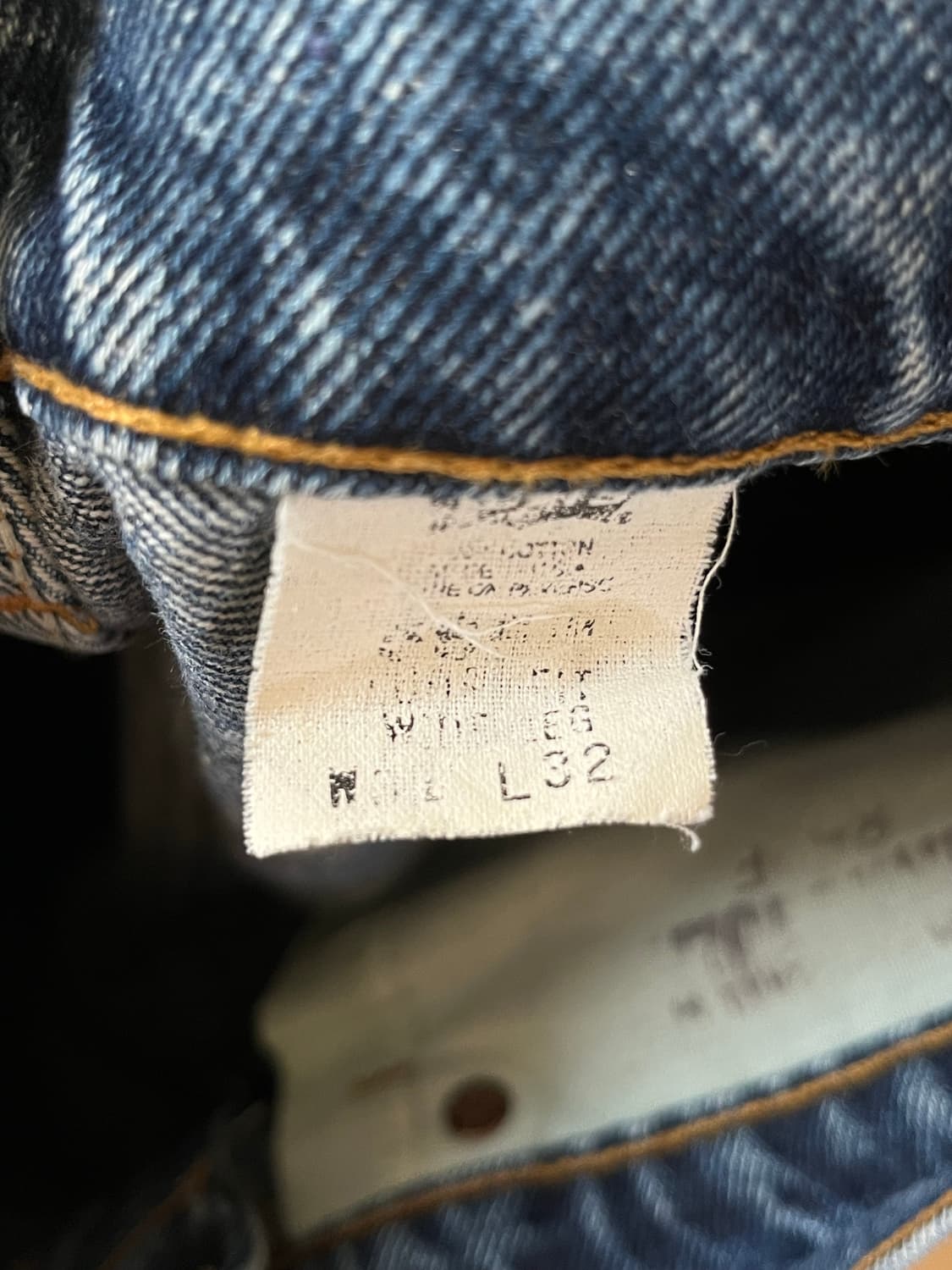 90s USA 리바이스 565 루즈 핏 와이드렉 진 [31] 상품이미지8