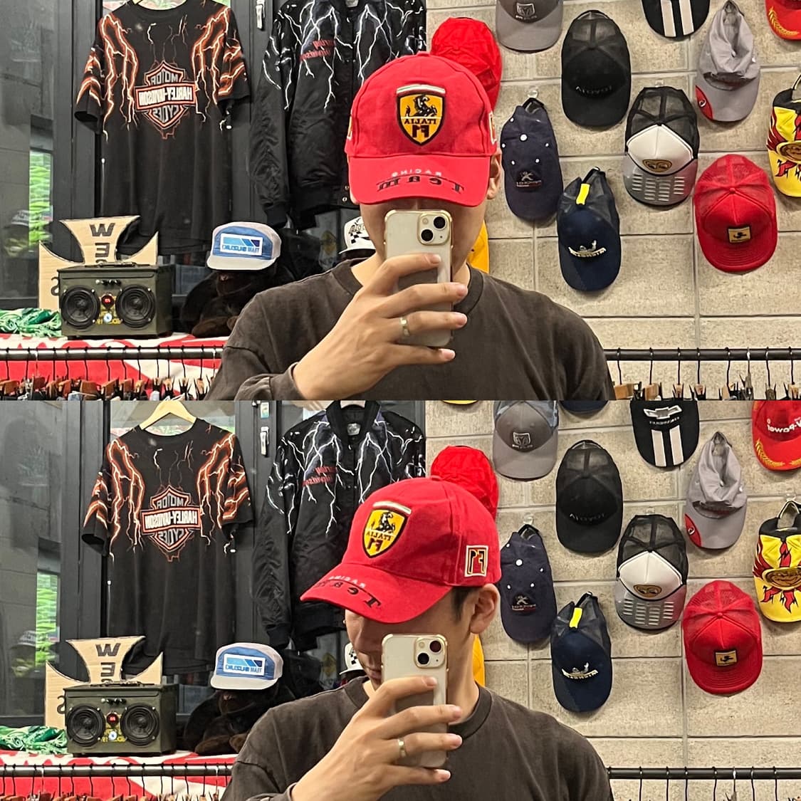 빈티지 페라리 F1 레이싱 볼캡 상품이미지6