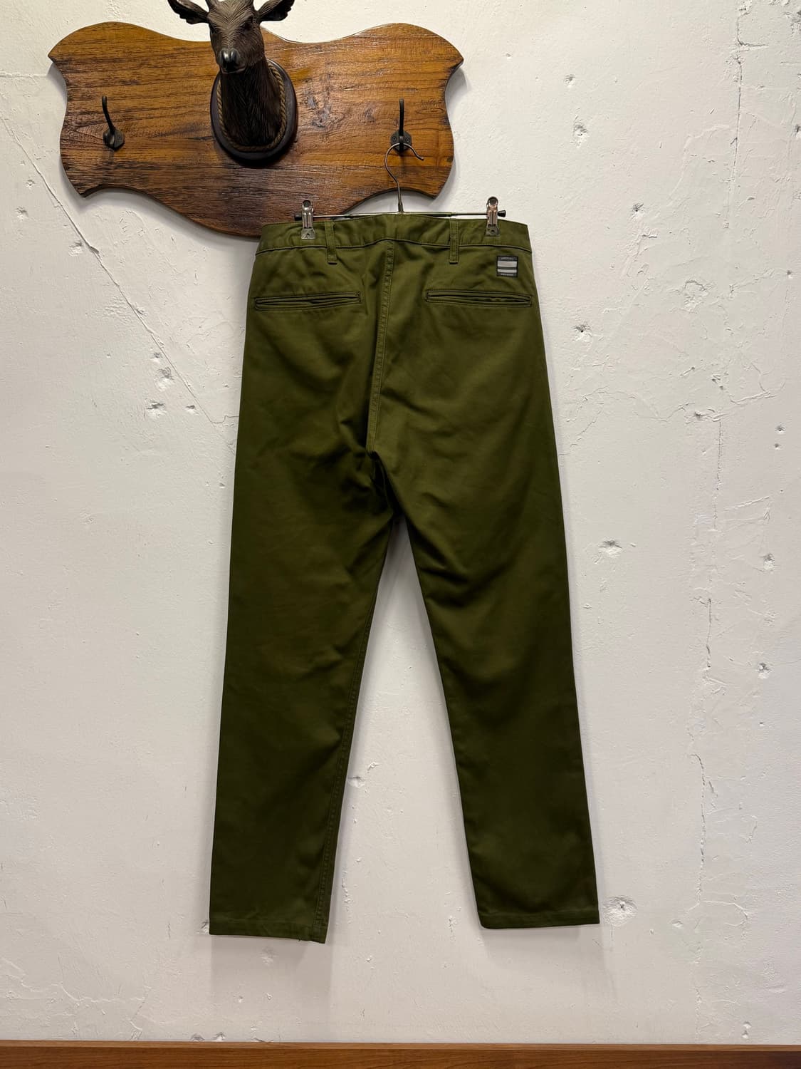 33) Momotaro Jeans Olive Green Work Pant 상품이미지3