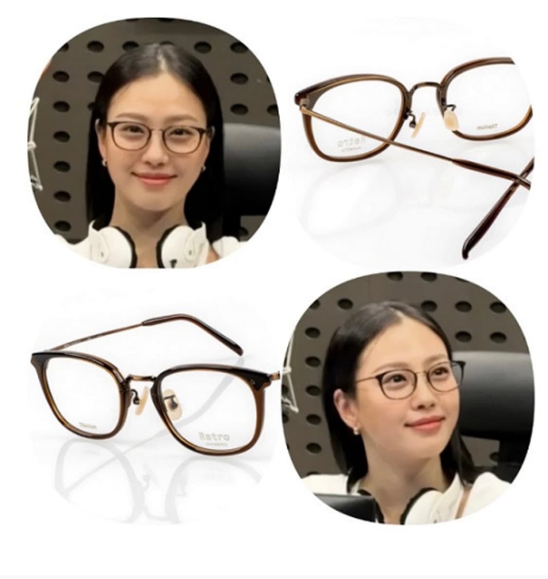 레트로이와모토 고민시 안경 상품이미지1