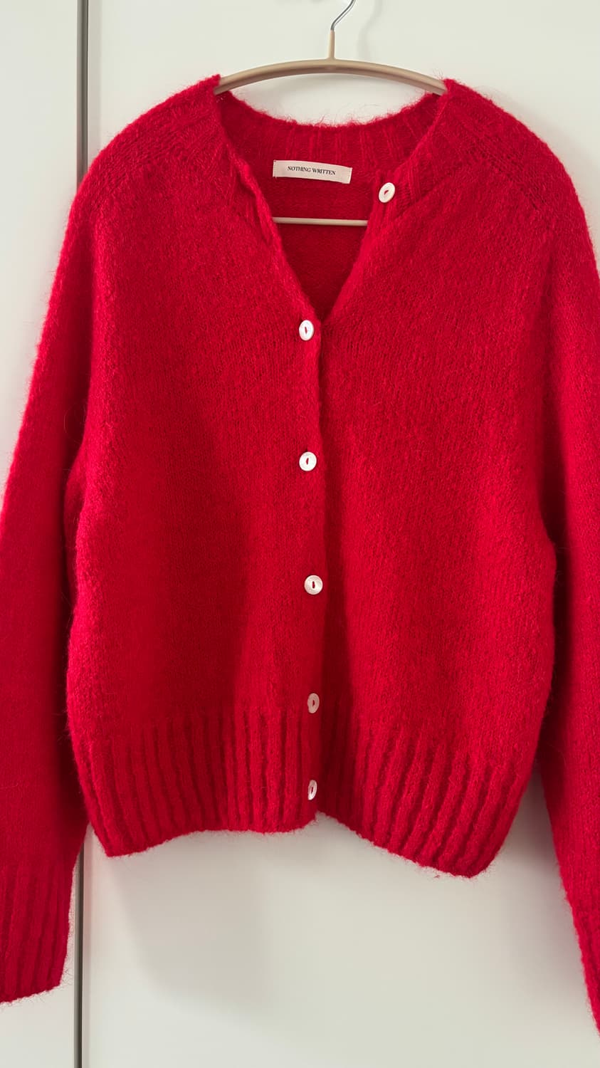 낫띵리튼 알파카 가디건 상품이미지4