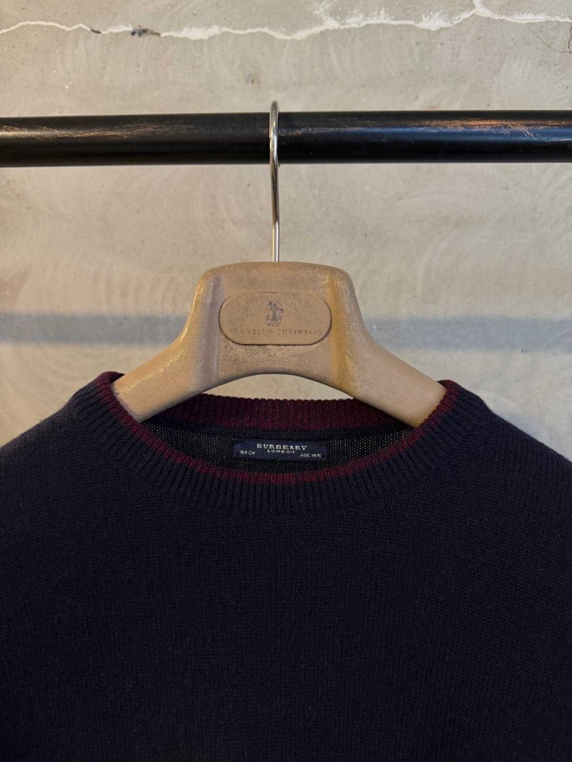 버버리 램스울 니트 슬림100 상품이미지3