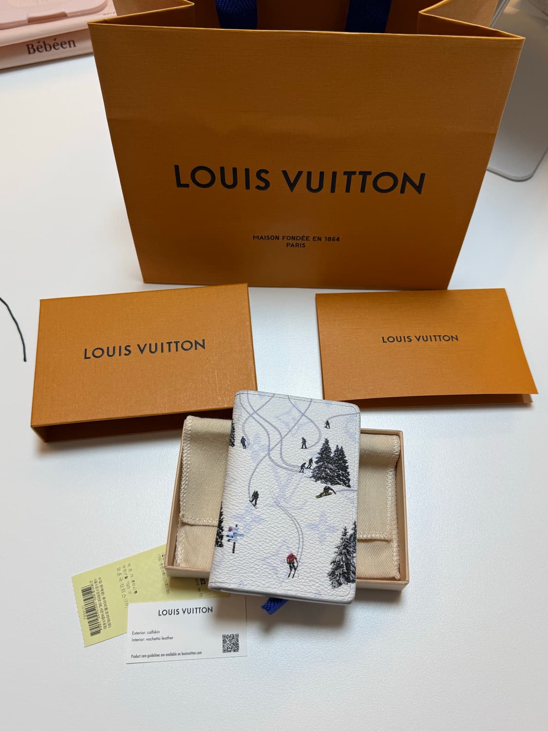 루이비통 오거나이저 스키 카드지갑 화이트 풀박 상품이미지2
