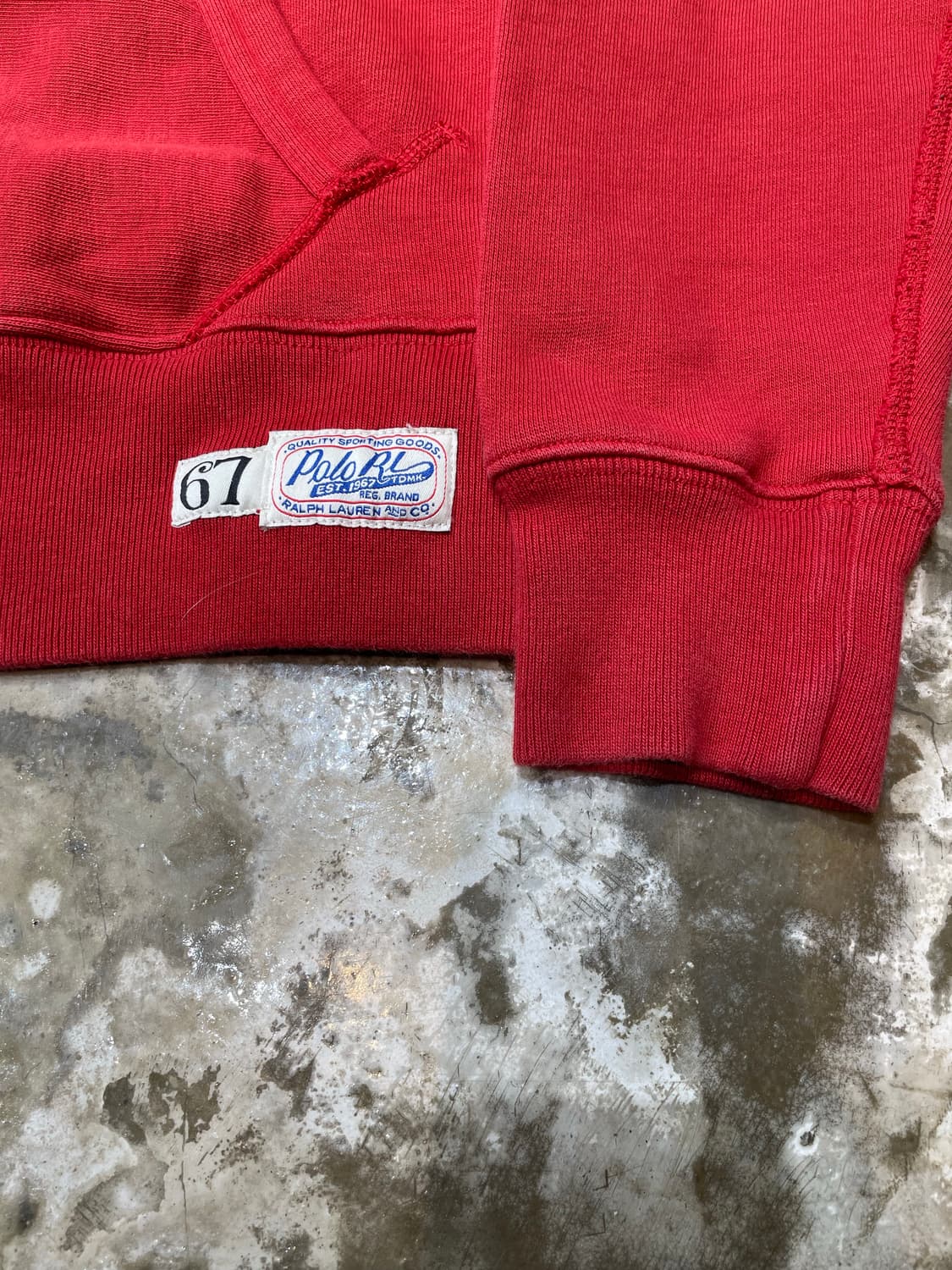 폴로랄프로렌 레드 빅로고 후드티  상품이미지3