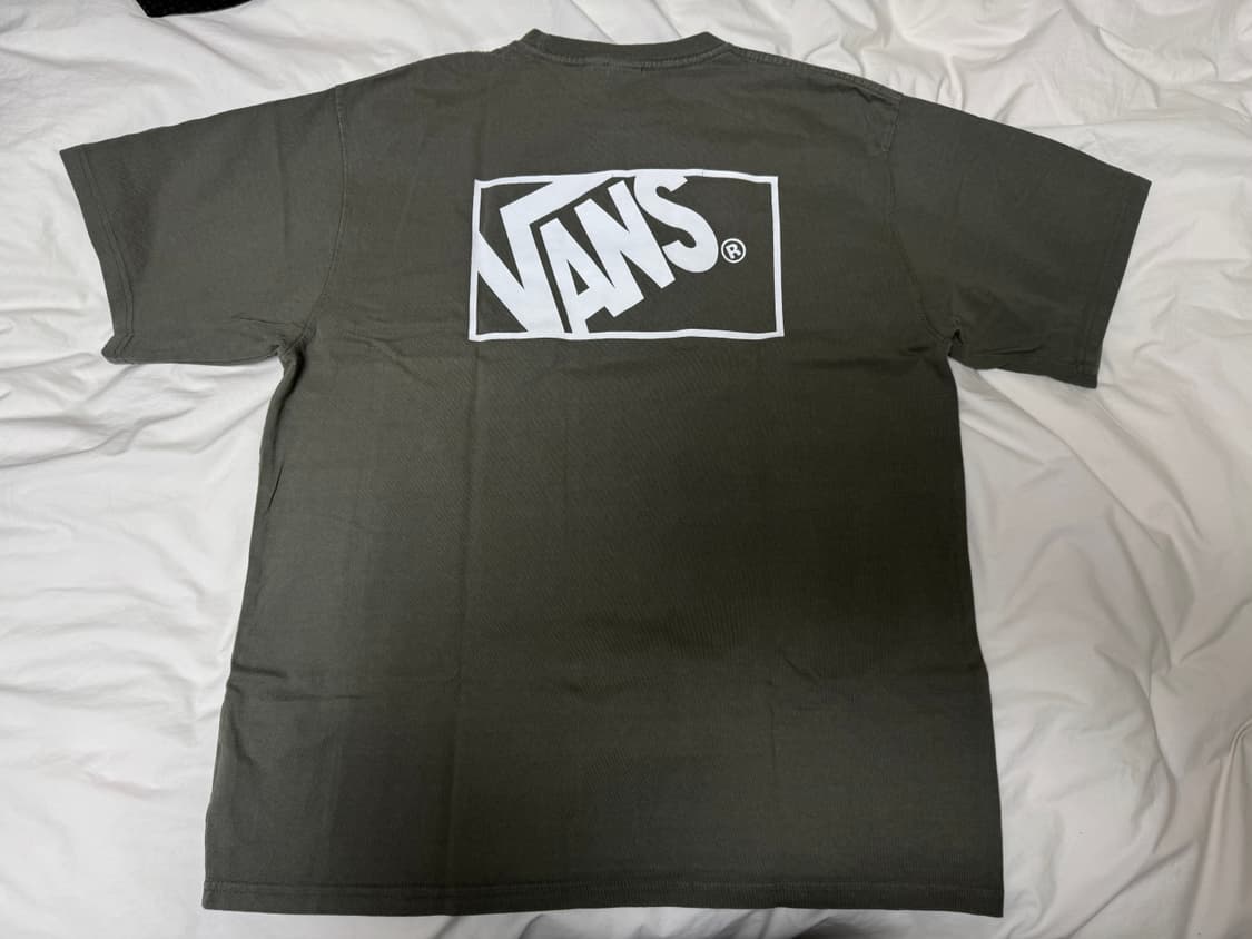 VANS x WTAPS 카키 티셔츠 상품이미지7