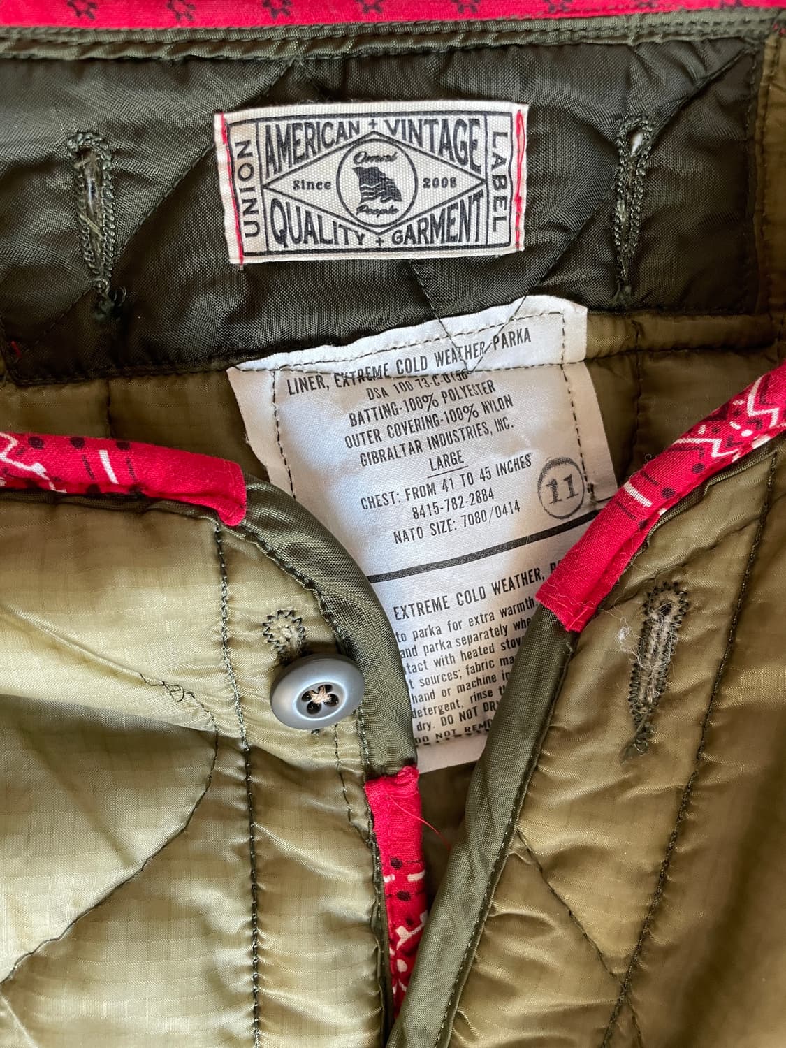 옴니피플 리메이크 반다나 밀리터리 빈티지 재킷 상품이미지4