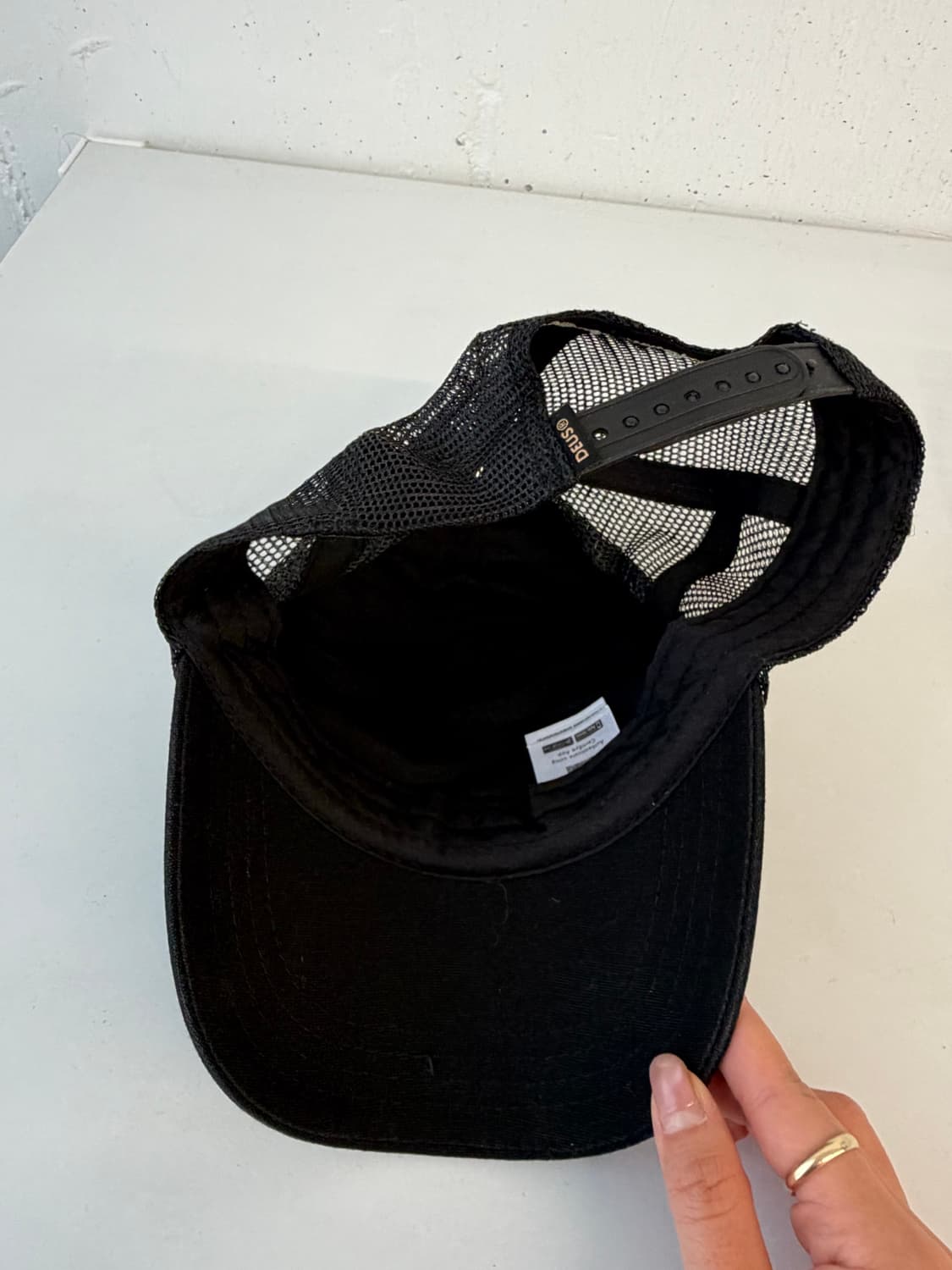 데우스 엑스 마키나 스트라이프 트러커 매쉬 메쉬 볼캡 모자 상품이미지5