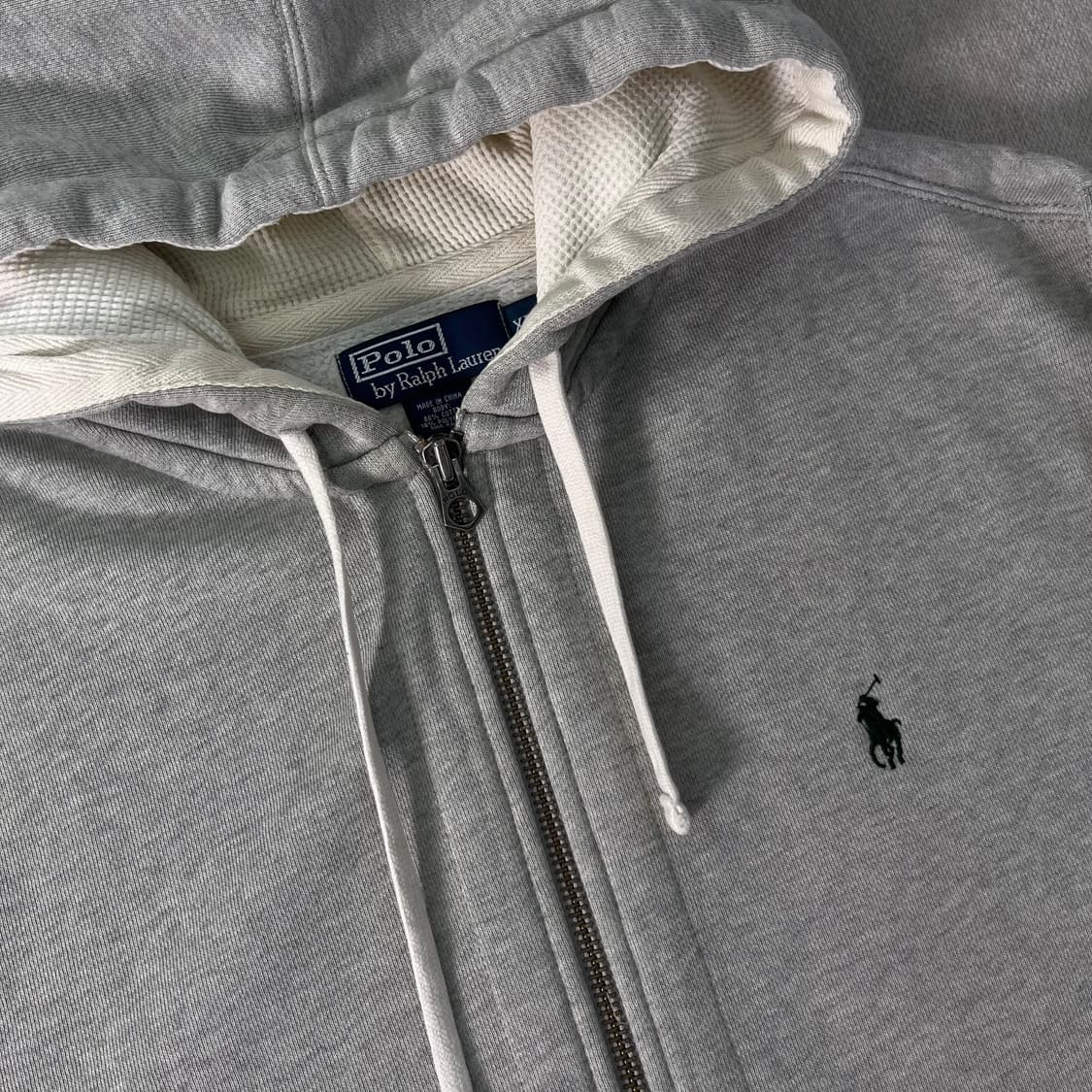105 폴로랄프로렌 그레이 와플 후드집업   상품이미지2
