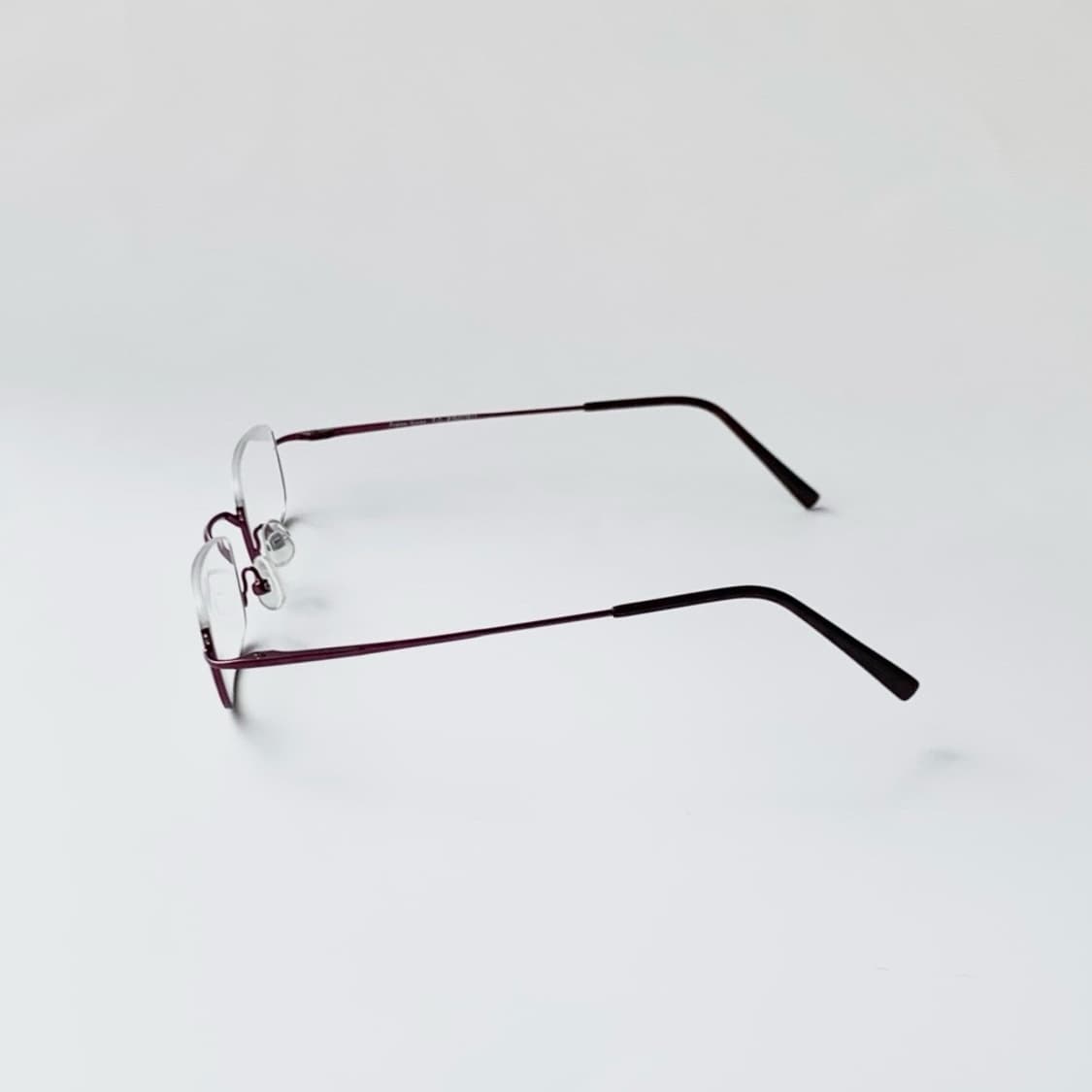 [픽키-689] 와인 메탈 언더림 안경 슬림 사각 클래식 상품이미지4