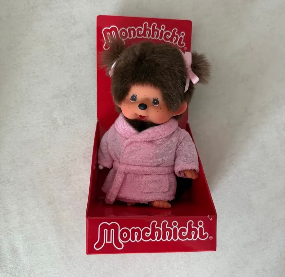 몬치치 핑크 목욕가운  상품이미지1