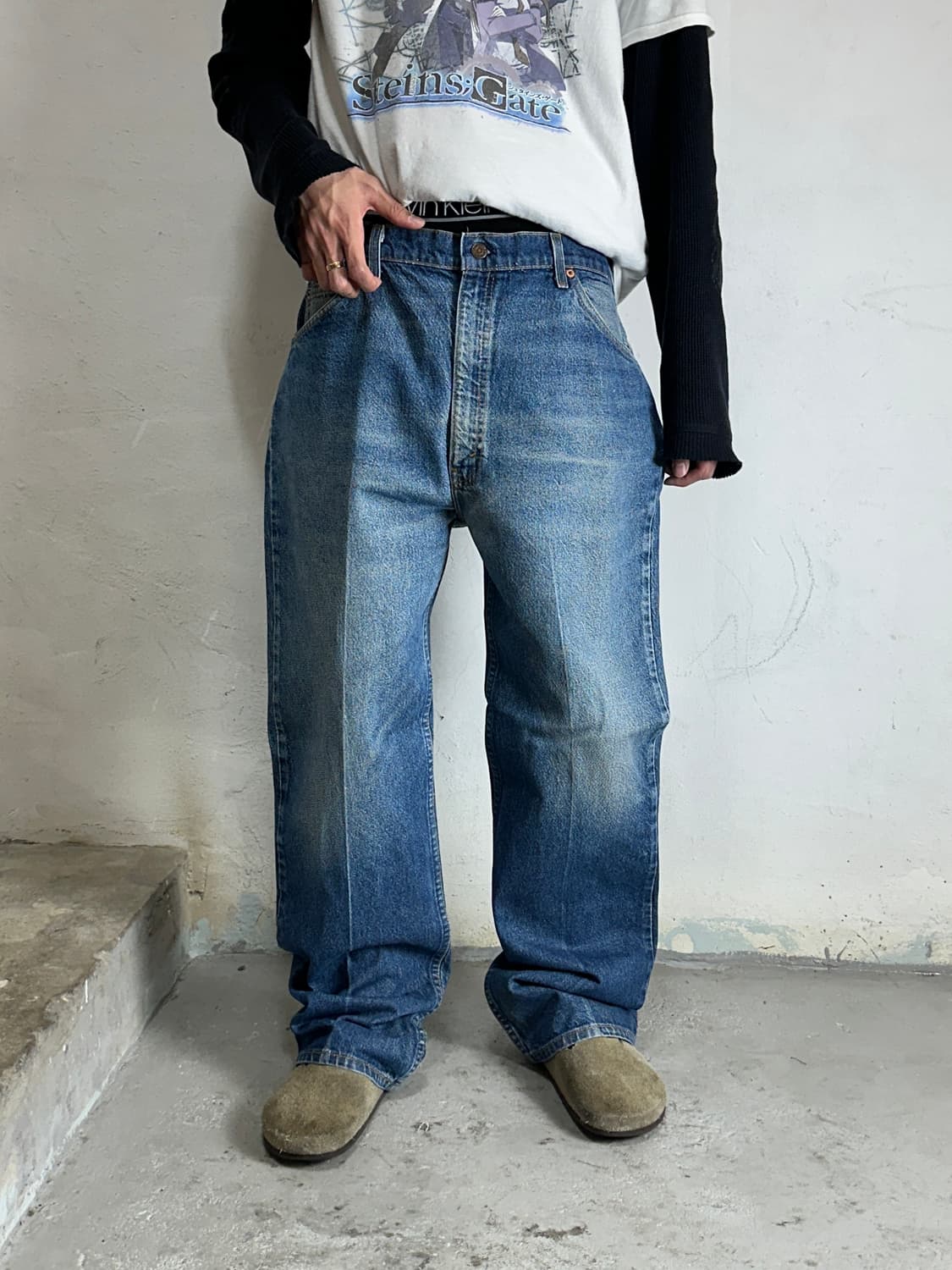 90’s USA 빈티지 리바이스 517 오렌지탭 부츠컷 리바이스 청바지 상품이미지3