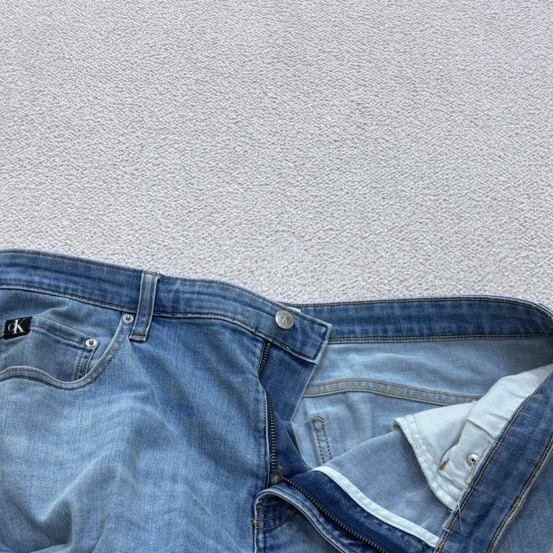 W38L32 캘빈클라인 연청 데님 팬츠 0414E 상품이미지5