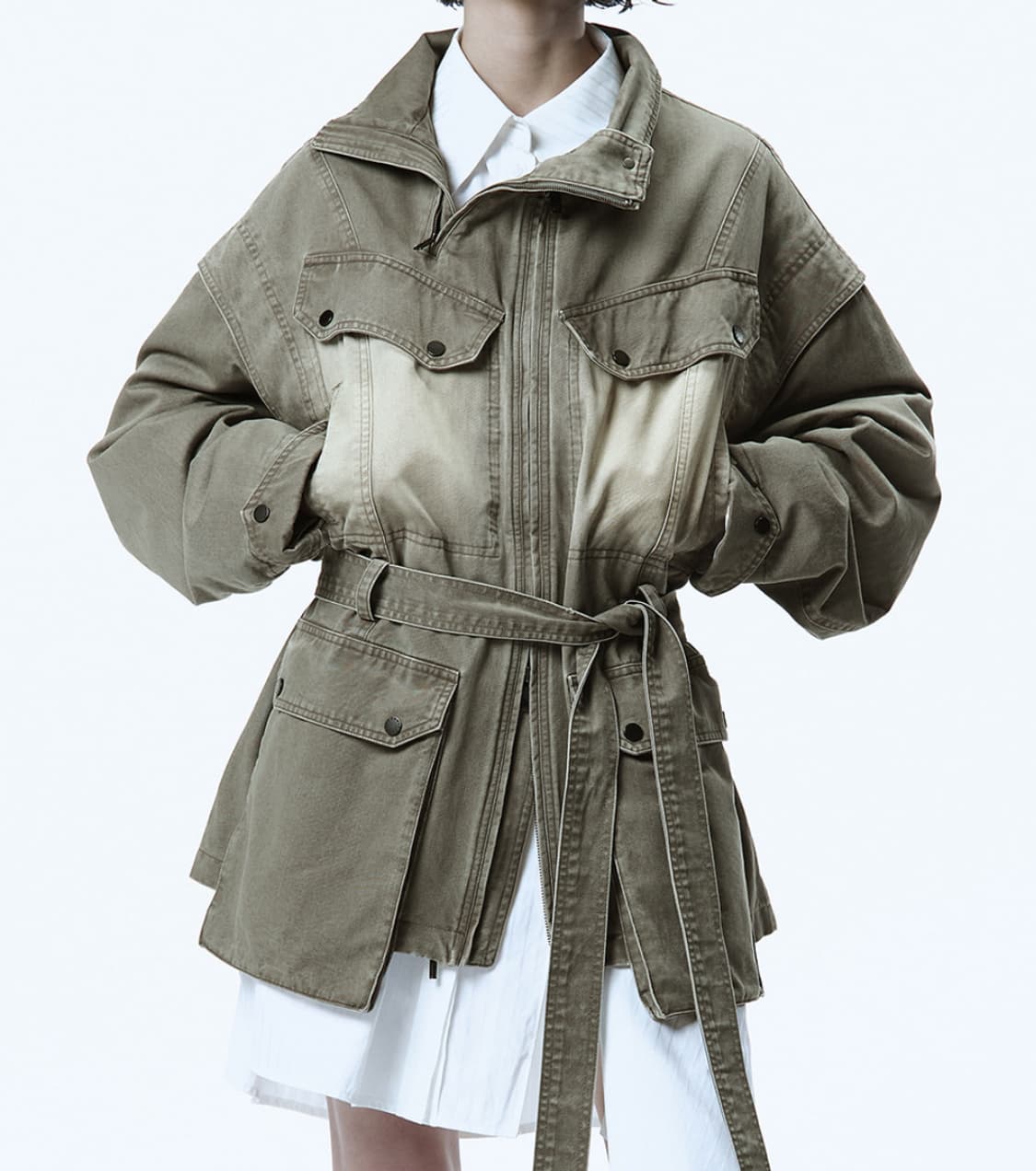 트리밍버드 벨티드유틸리티자켓 판매해요 상품이미지1