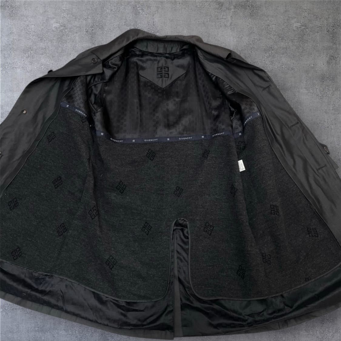 지방시 Givenchy 차콜 내피탈부착 트렌치 맥코트 100 상품이미지3