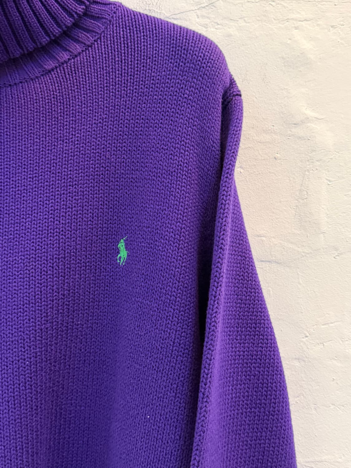 Ralph Lauren Sport 폴로 퍼플 터틀 니트 XL 상품이미지3