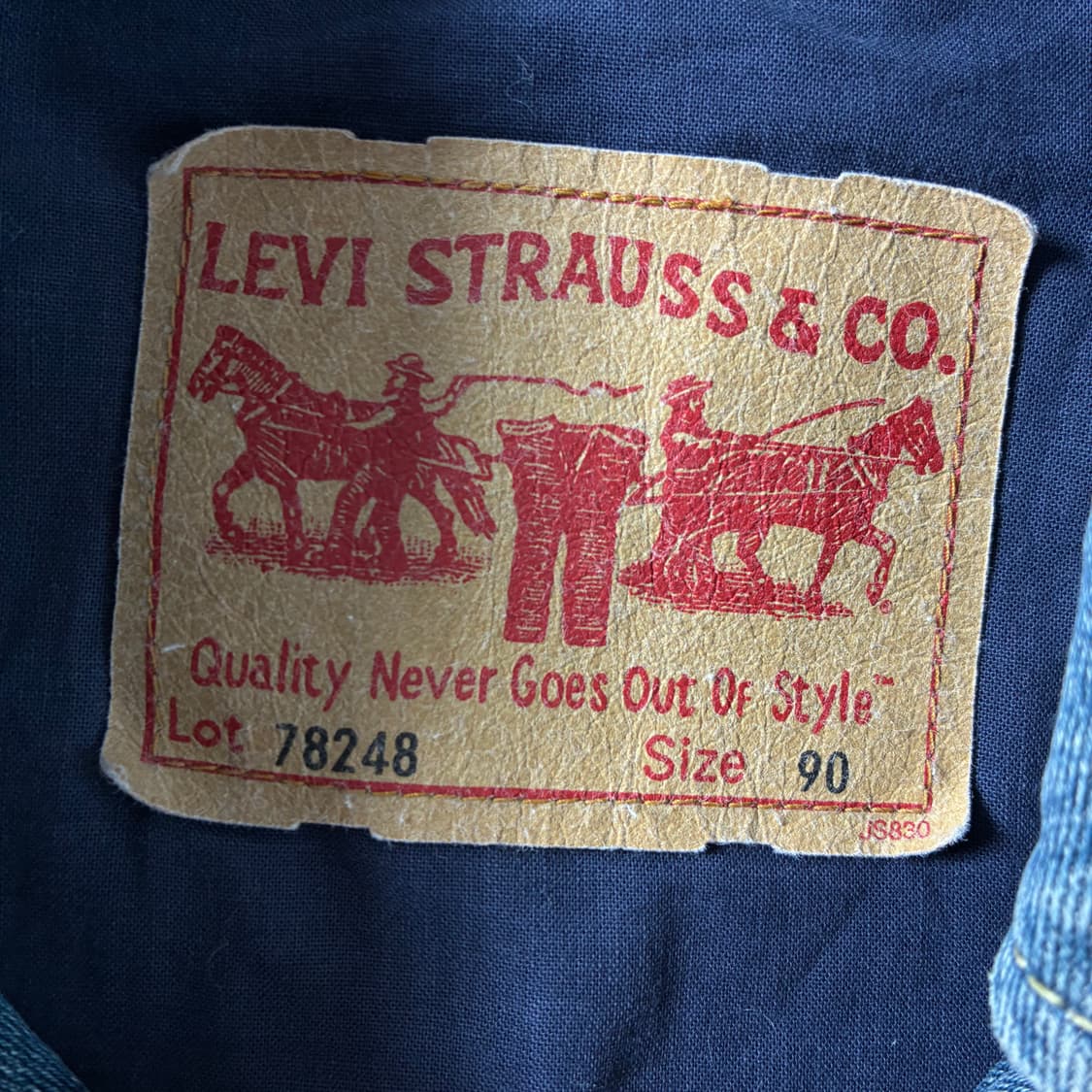 Levi's  리바이스 레드탭 78248 데님 라이더 자켓  상품이미지7