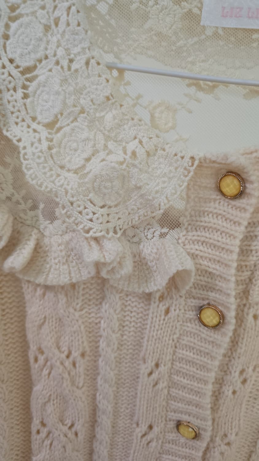 리즈리사 뽀용 핀터레스트 공주깔 니트 원피스 상품이미지2