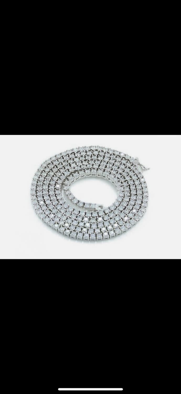 모이사나이트 925 4mm 테니스 체인 상품이미지2