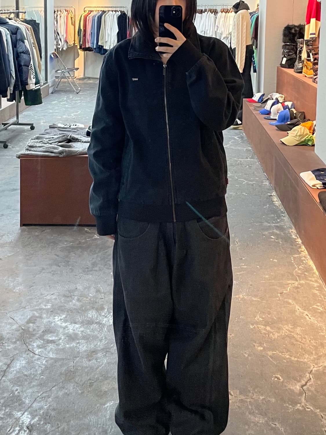 리바이스 레드탭 자수 블랙 블루종 자켓 H949 상품이미지1