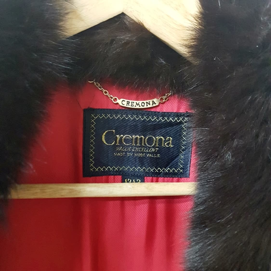 Cremona 캐시미어 100% 코트 레드 상품이미지3