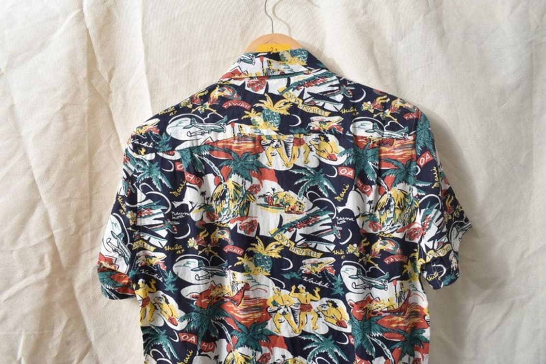 산드로 하와이안 셔츠 S M0373 상품이미지3