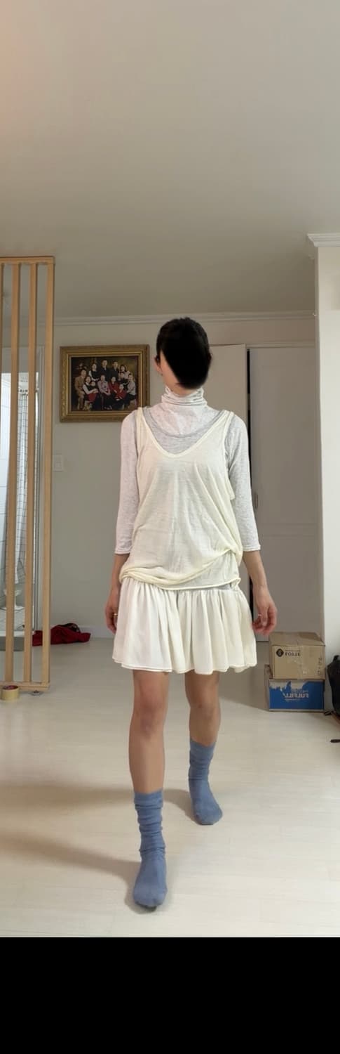 편집샵 면 원피스 44,55  상품이미지6