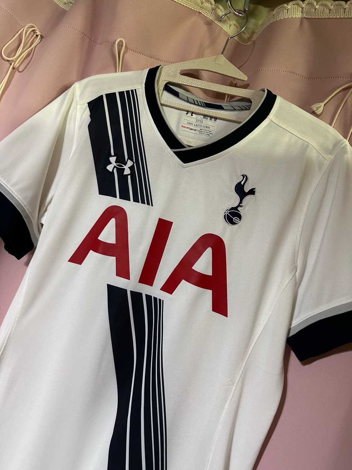 토트넘 15-16 홈 유니폼 노마킹 M 언더아머 토트넘반팔 축구 상품이미지1