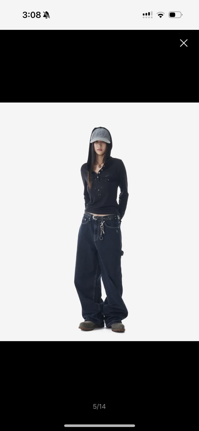 아캄 니들워크 카펜터팬츠 상품이미지2