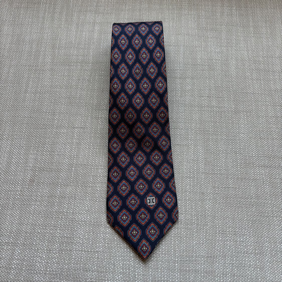 [정품] 셀린느(CELINE) 빈티지 마카담 메달리온 실크 넥타이 상품이미지9